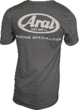 Arai Helmet T-Shirt - Dark Heather Gray - Small