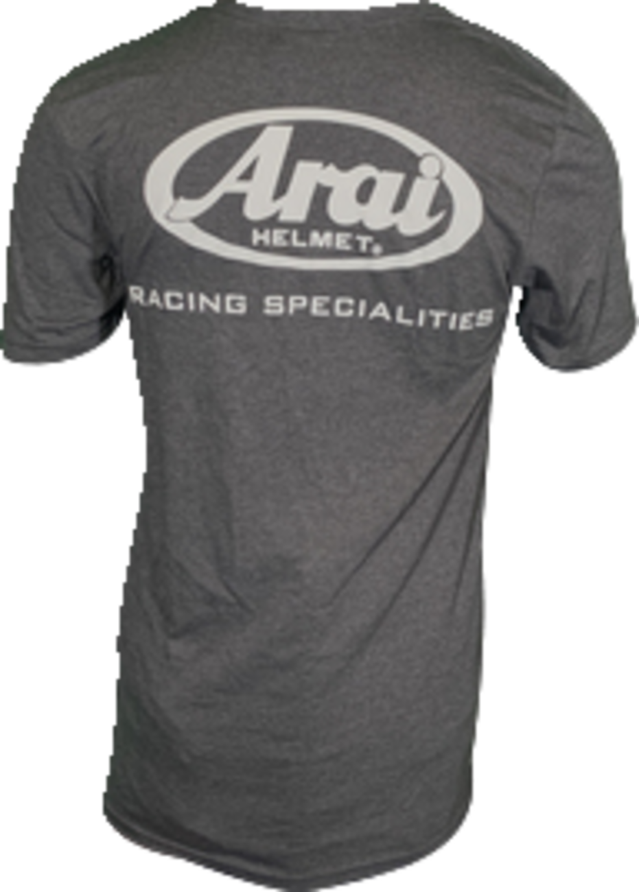 Arai Helmet T-Shirt - Dark Heather Gray - Medium