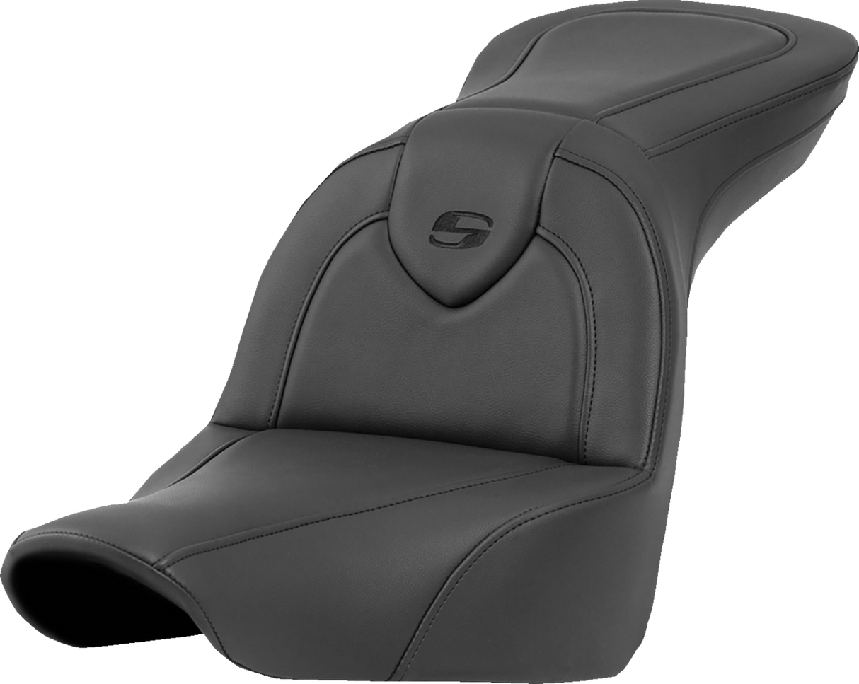 Roadsofa™ Seat - without Backrest - Black/Black Stitching - FXLR/FLSB \'18-\'23 2018 - 2023