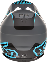 ATR-1 Helmet - Stealth - Cyan - Small