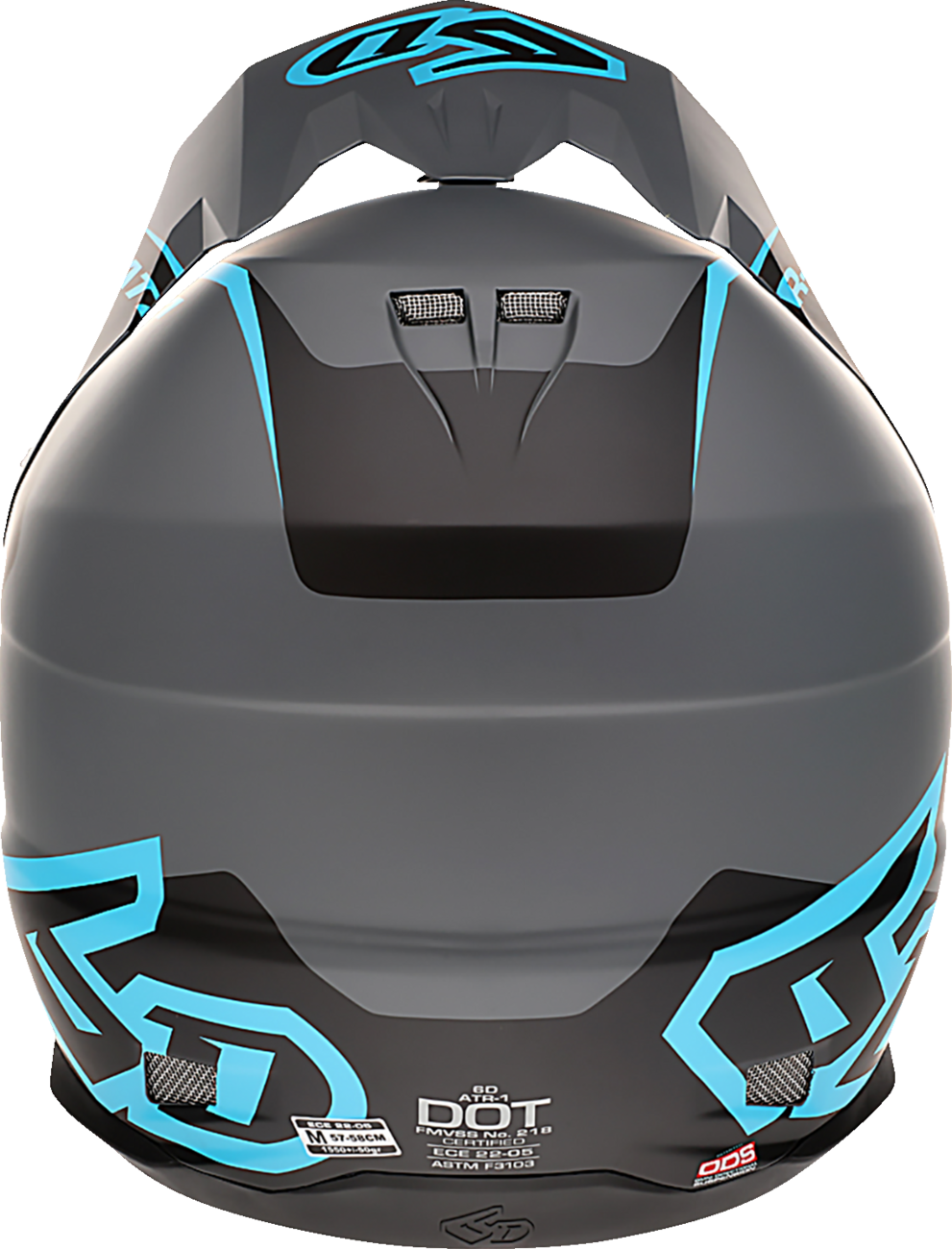 ATR-1 Helmet - Stealth - Cyan - XS