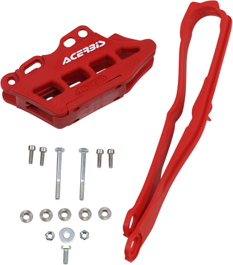 Chain Guide 2.0 and Slider Kit - Honda - Red 2019 - 2023