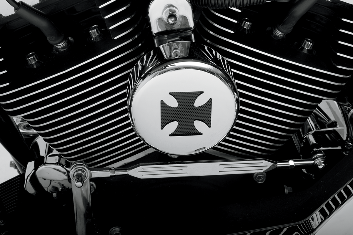 Horn Cover - Cross - Chrome 1991 - 2025