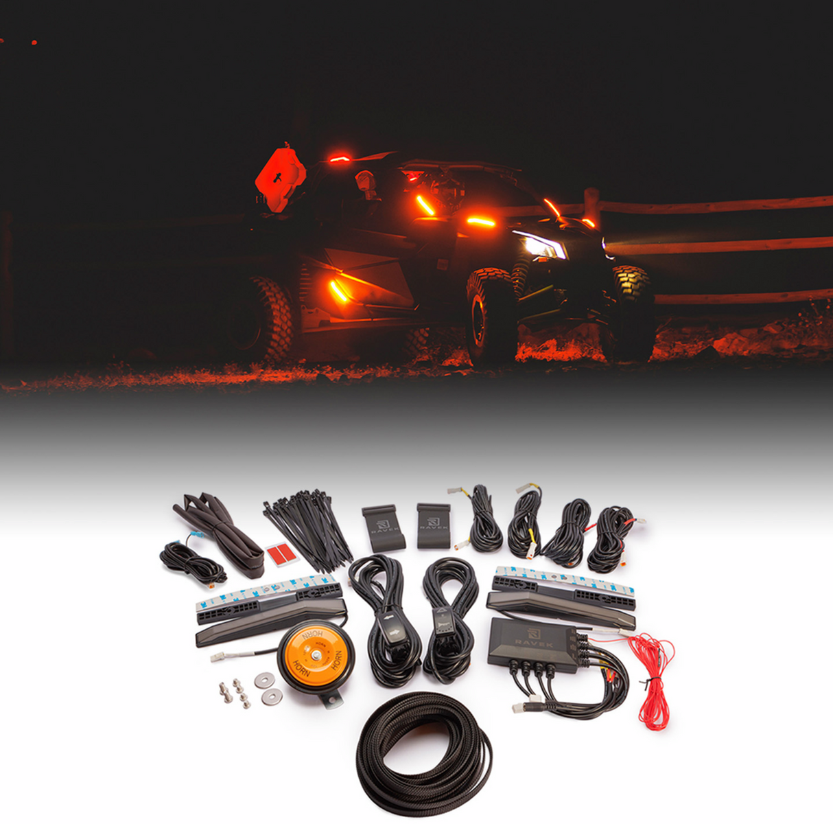 Turn Signal Kit - Amber - White Running Lights - Maverick X3 2017 - 2025
