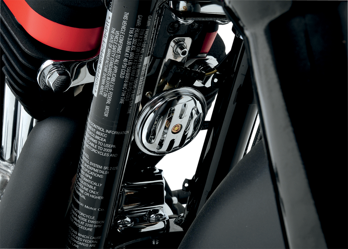 Horn - 2-1/2\" - Slotted - Chrome