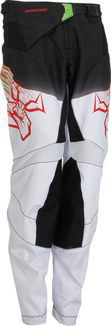 Youth Agroid Pants - Green/Red/Black - US 18