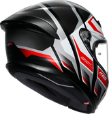 K6 S Helmet - Karve - Matte Black/White/Red - Small