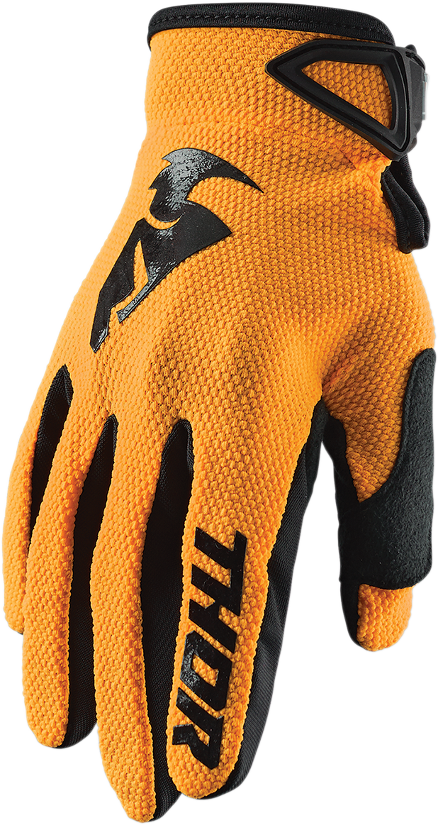 Youth Sector Gloves - Orange/Black - Large