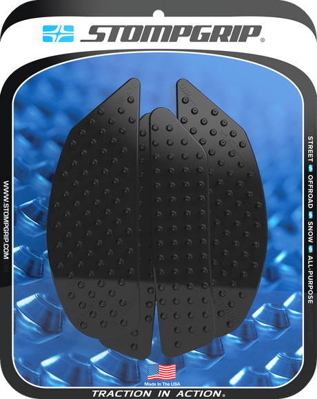 Traction Pad Tank Grips - Volcano - Black - MT-10 2022 - 2025