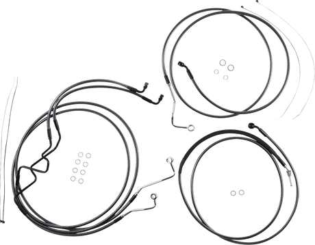 KARBONFIBR Designer Handlebar Installation Kit - 10\" - \'17-\'20 FLTR 2017 - 2020