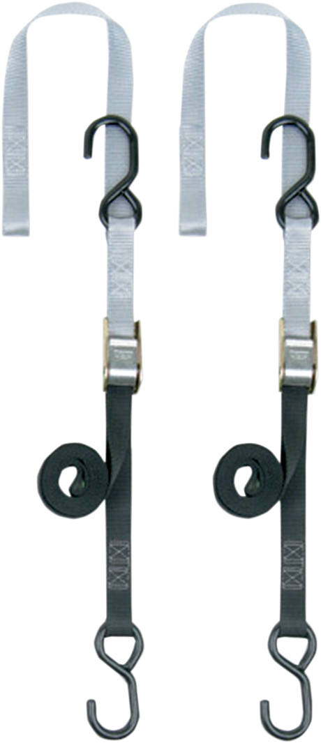 Soft-Tye Tie-Downs - 1\" x 5-1/2\' - Silver