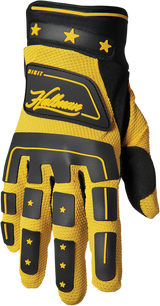 Hallman Digit Gloves - Black/Yellow - XS