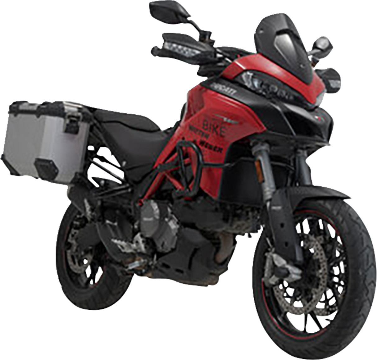 TRAX ADV Aluminum Case System - Silver - Ducati Multistrada 950/1200/1260/V2 \'15-\'24 2015 - 2024