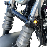 Turn Signal - 39 mm - Amber - Black