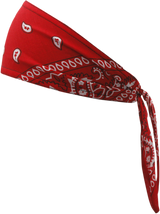 Old School Bandana - Traditional Red Paisley