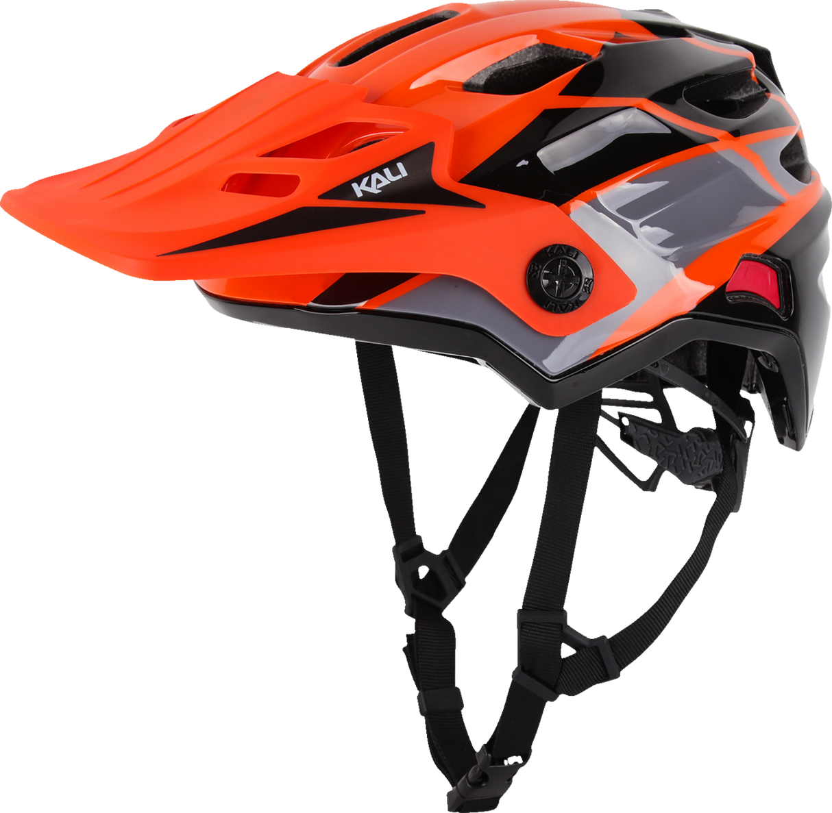 Child Maya Full Face Helmet - Race - Gloss Orange/Gray/Black - OS