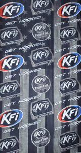 Face Mask with KFI Logos - Black