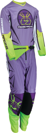 Youth Agroid Mesh Pants - Purple/White - 24