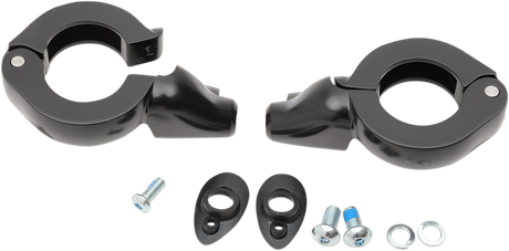 Turn Signal Mount - 39 mm - Black