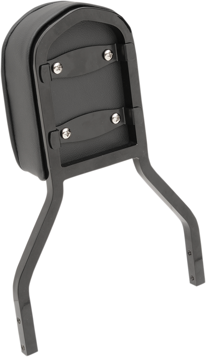 Sissy Bar Pad - Short - Pillow W/Piping - Black