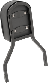 Sissy Bar Pad - Short - Pillow W/Piping - Black
