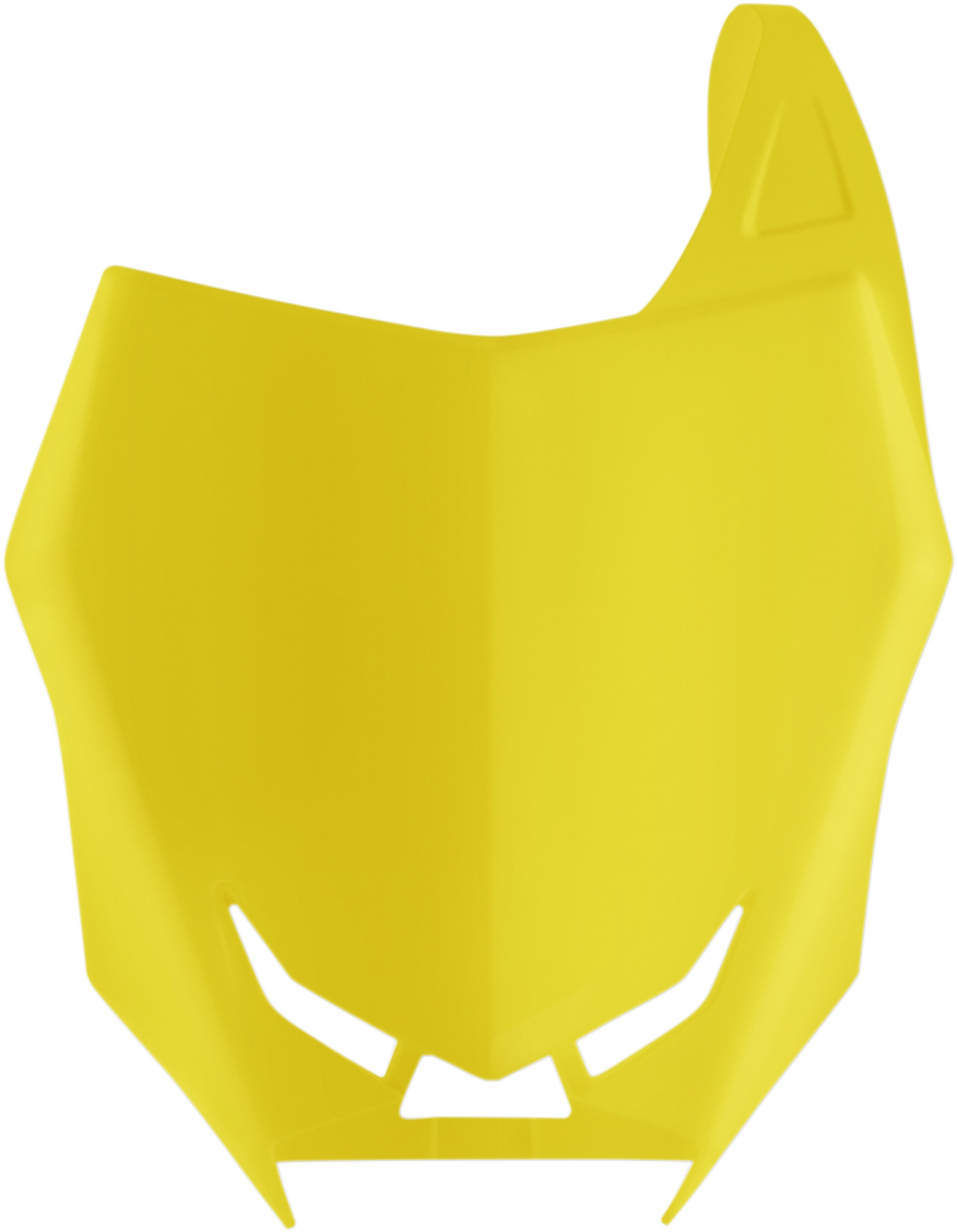 Front Number Plate - \'02 RM Yellow 2018 - 2023