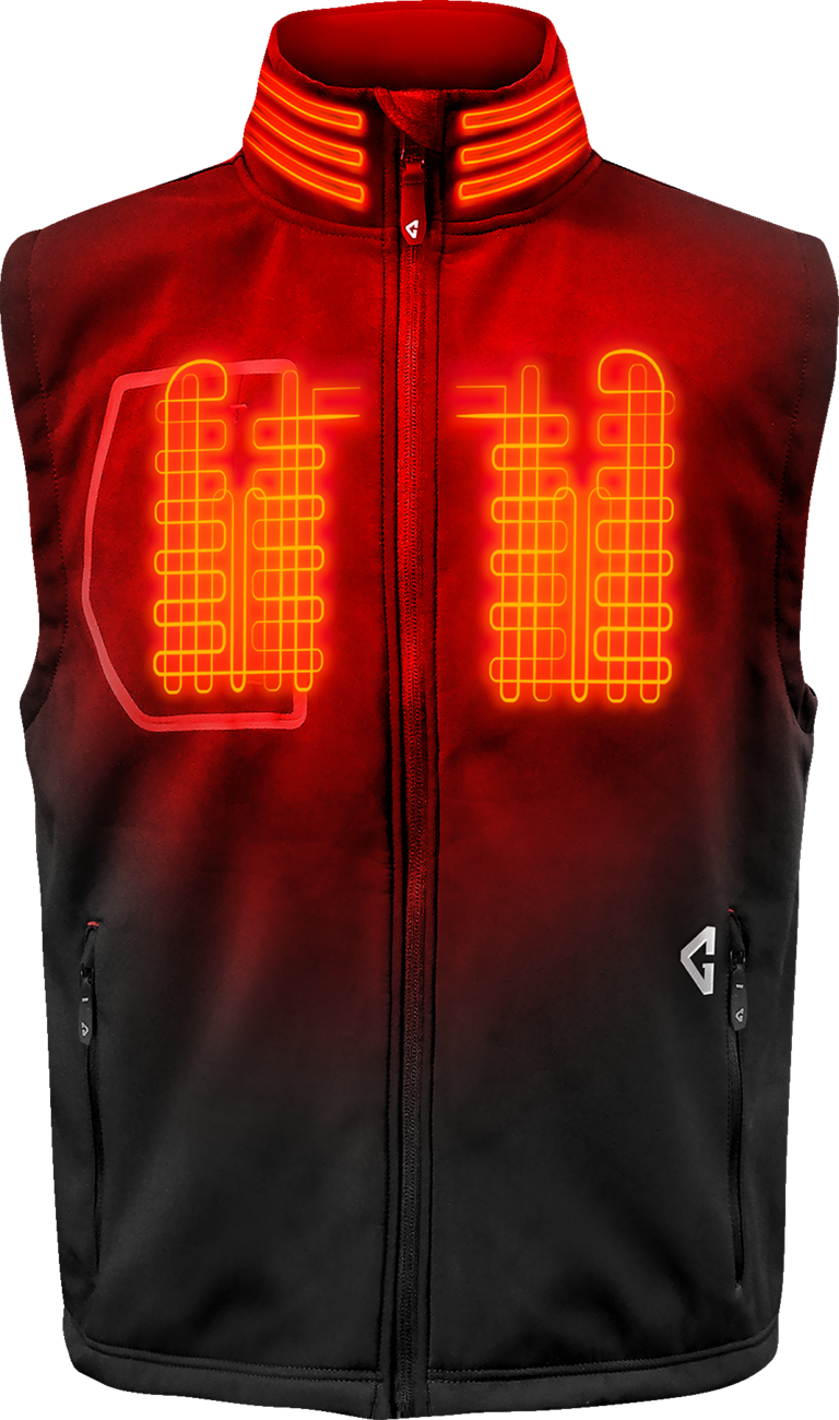 7V Torrid Softshell Heated Vest 2.0 - Black - XL