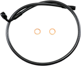 Brake Line - 12mm-90° - 30\" - Black Pearl