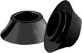 Tapered Axle Spacer - Front - Black - No ABS - \'00-\'07 FLH 2000 - 2007