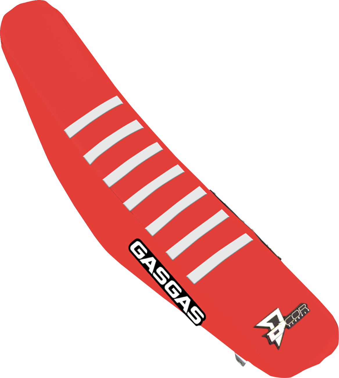 Seat Cover - Red/White Ribs - Gas Gas MC \'23-\'25 2023 - 2025