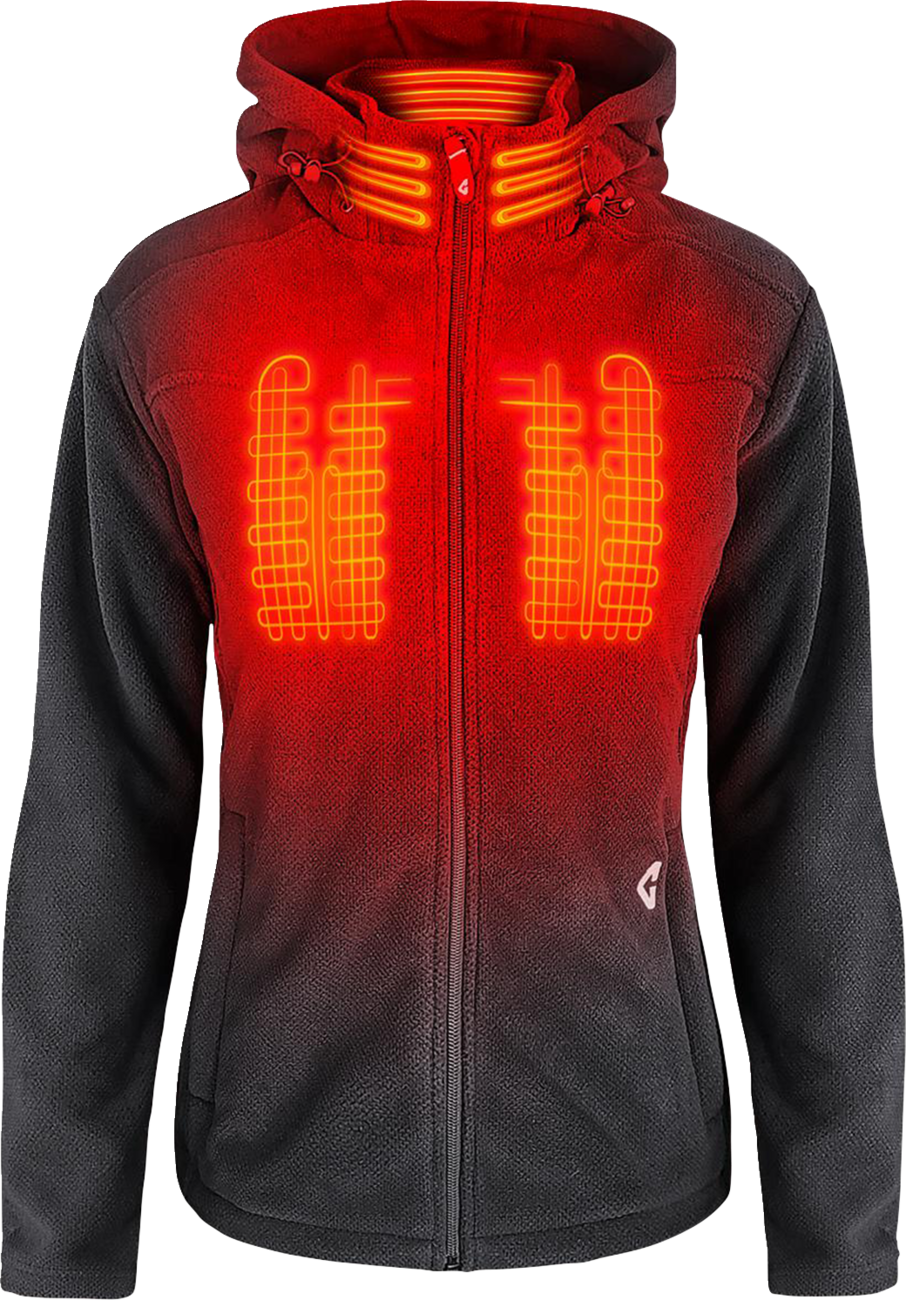 Women\'s 7V Thermite Fleece Heated Jacket 2.0 - Gray - 2XL