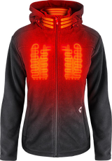 Women\'s 7V Thermite Fleece Heated Jacket 2.0 - Gray - 2XL