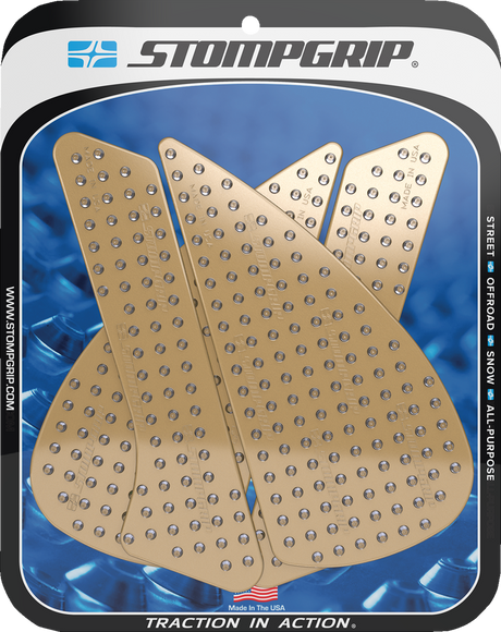 Traction Pad Tank Grips - Volcano - Clear - CBR1000RR-R Fireblade SP 2021 - 2025