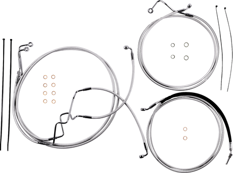 Sterling Chromite II® Designer Handlebar Installation Kit - 6\" - \'17-\'20 FLHR 2017 - 2020