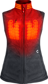 Women\'s 7V Thermite Heated Fleece Vest 2.0 - Gray - Large