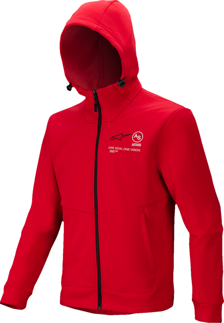 Racer MX Fleece Hoodie - Bright Red - Small