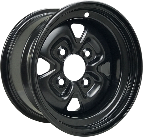Steel Wheel - Black - 12x7 - 4/110 - 5+2