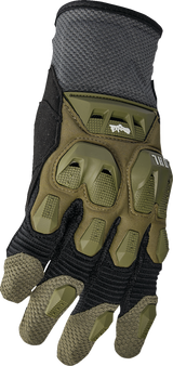 Terrain Gloves - Army/Charcoal - Medium