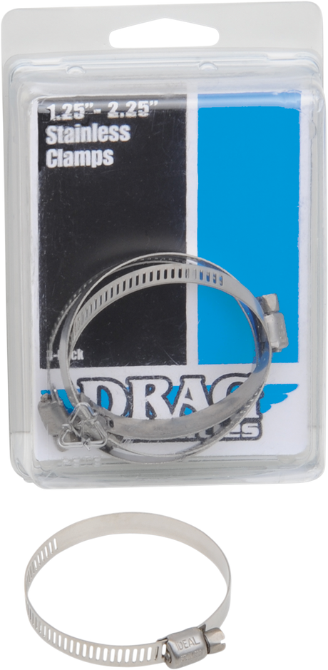 Clamps - Stainless Steel - 1.25\"-2.25\"