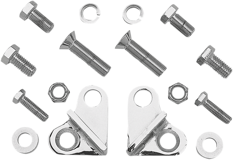 Rear Lowering Kit - Chrome - Lowers 1\" - \'85-\'96 FLT 1985 - 1996