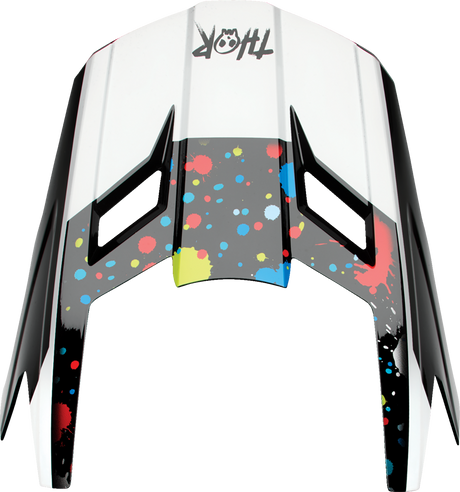 Youth Fleet Visor Kit - Splat - Black