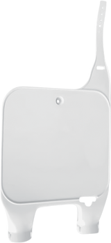 Front Number Plate - White 1995 - 1999