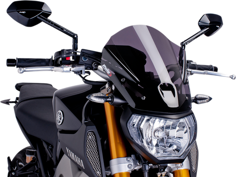 New Generation Windscreen - 13-3/4\" - Dark Smoke - MT09 2013 - 2019