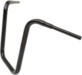 1-1/2\" \"Big\" Buffalo Ape Hanger Bar - 18\" - TBW - Black