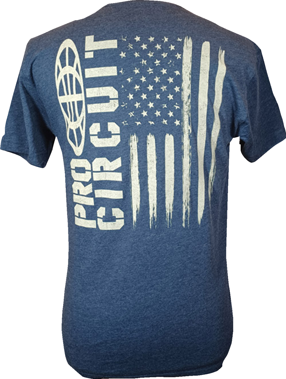 Logo Flag T-Shirt - Heather Navy - Medium