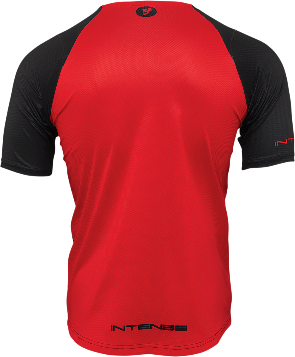 Intense Assist Dart Short-Sleeve Jersey - Black/Red - Small