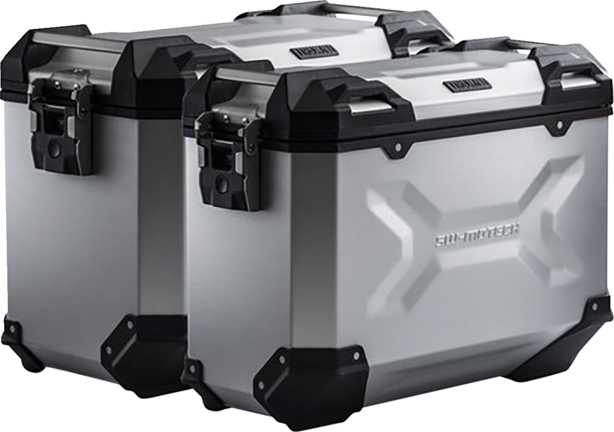 TRAX ADV Aluminum Case System - Silver - BMW F 650/700/800 GS \'08-\'18 2008 - 2018