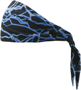 Old School Bandana - Blue Lightning