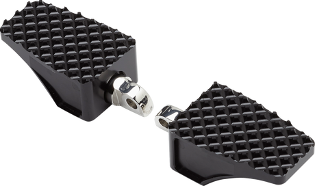 County Line Billet Footpegs - Front - Black 2018 - 2022