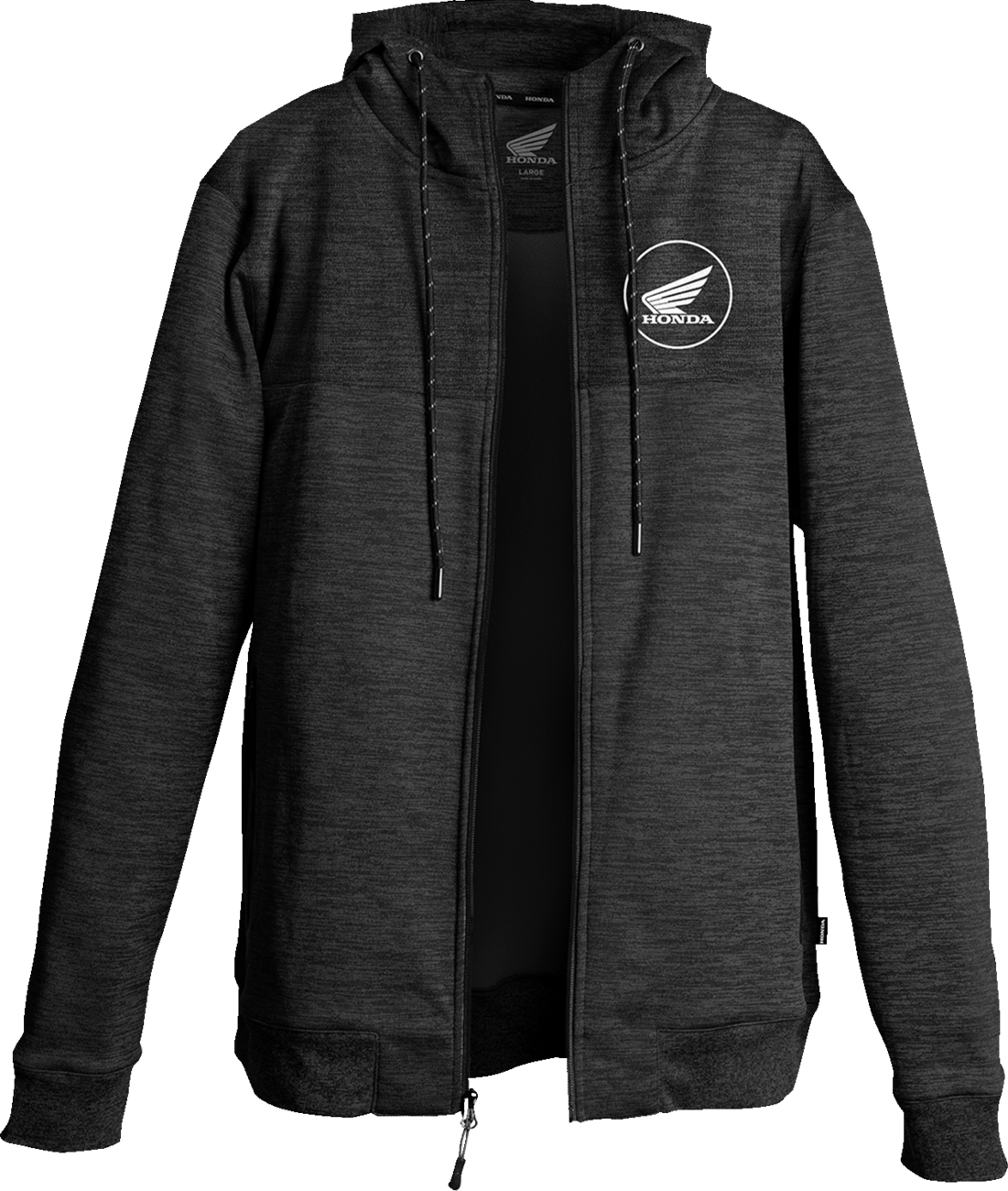 Honda Zip hoodie - Black - 2XL